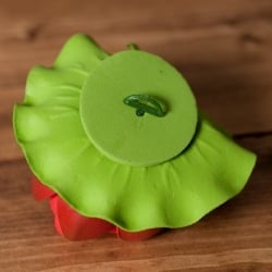 〔約9.5cm〕水に浮かぶ 睡蓮の造花 フローティングロータス - レッド - サブ4