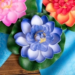 〔約9.5cm〕水に浮かぶ 睡蓮の造花 フローティングロータス - サブ2