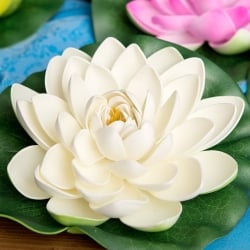 〔約20cm〕水に浮かぶ 睡蓮の造花 フローティングロータス - サブ3