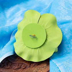 〔約9.5cm〕水に浮かぶ 睡蓮の造花 フローティングロータス - ローズレッド - サブ4