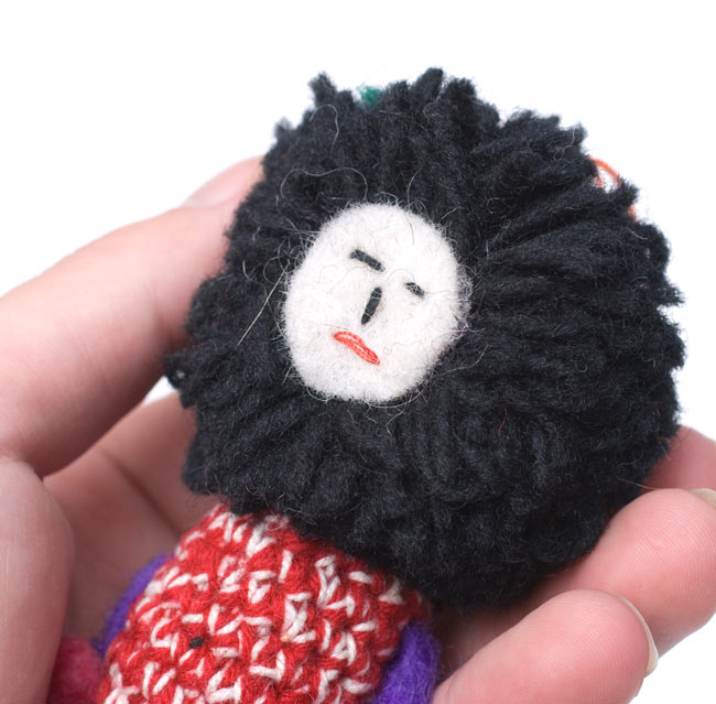 【3個セット】【ネパールのゆるきゃら?】あふろらいおん 3 - ニヒルなお顔ですね