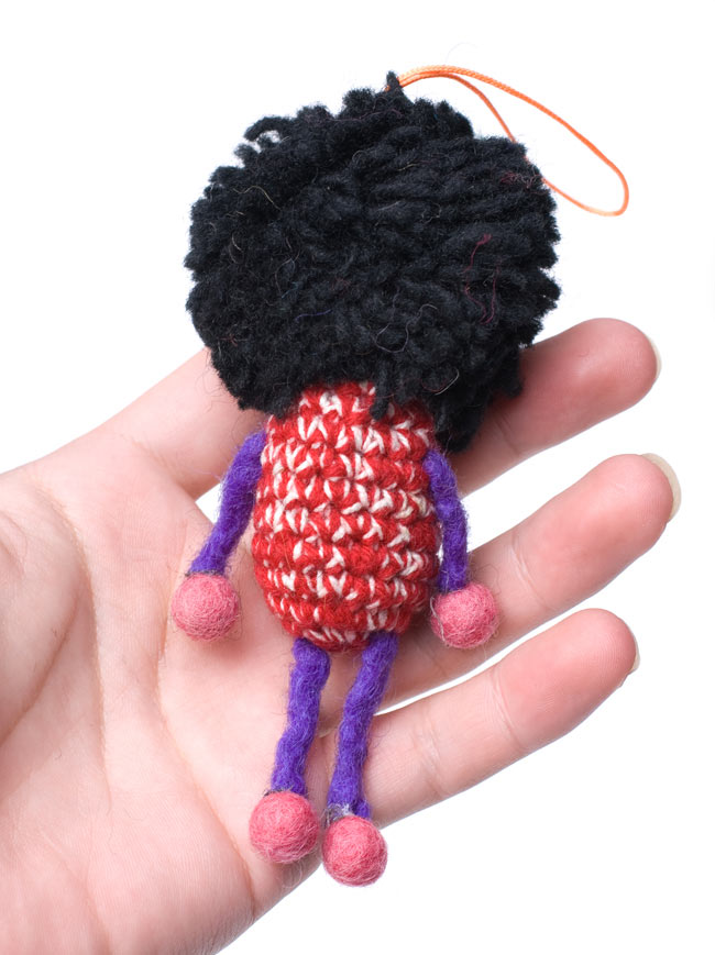 【3個セット】【ネパールのゆるきゃら?】あふろらいおん 5 - 後ろ姿