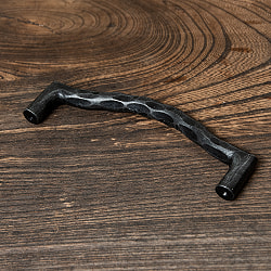 槌目仕上げ アイアンドアハンドル ヴィンテージ調 幅15cm - サブ5