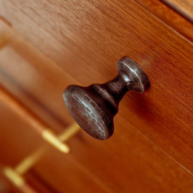 【20個セット】槌目仕上げ アイアンプルノブ ヴィンテージ調 直径4cm 4 - 使用例になります。