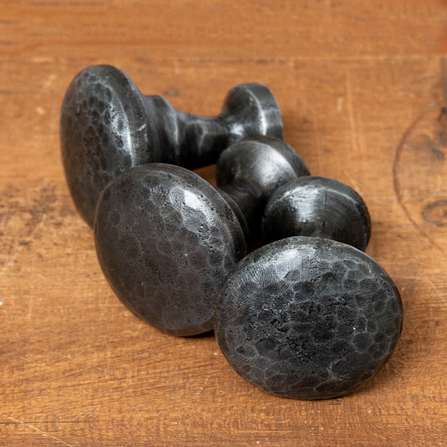 【4個セット】槌目仕上げ アイアンプルノブ ヴィンテージ調 直径4cm 10 - 様々なアレンジに御利用ください。