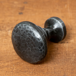 【4個セット】槌目仕上げ アイアンプルノブ ヴィンテージ調 直径4cm - サブ2