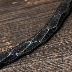 【10個セット】槌目仕上げ アイアンドアハンドル ヴィンテージ調 幅12.5cm - サブ4