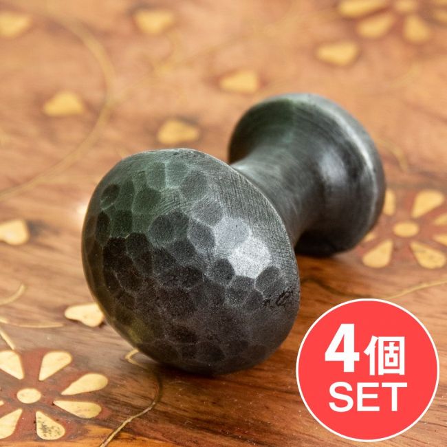 【4個セット】槌目仕上げ アイアンプルノブ ヴィンテージ調 直径3cmの写真セット,取っ手,プルノブ,DIY,インテリア,アンティーク調,ドアノブ,棚,フック