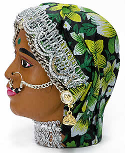 怪しいインド人【緑サリー】 の通販 - TIRAKITA.COM