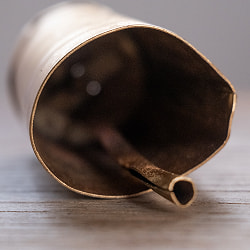 【3個セット】手作りのやさしい音色 インドの銅仕上げベル-【3.5cm*9cm】 - サブ3