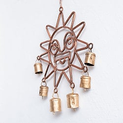 インドの銅仕上げハンギング - 太陽神スーリャ - サブ3
