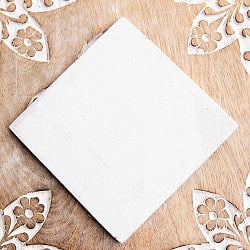 〔10cm×10cm〕ブルーポッタリー ジャイプール陶器の正方形デコレーションタイル タージ・マハル オクタゴン - サブ4