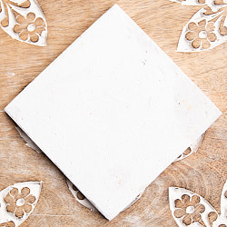 〔10cm×10cm〕ブルーポッタリー ジャイプール陶器の正方形デコレーションタイル タージ・マハル なみなみ - サブ4