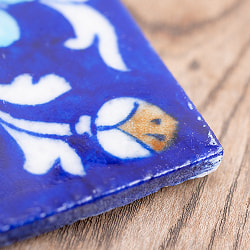 〔10cm×5cm〕ブルーポッタリー ジャイプール陶器 デコレーションタイル 青花 - サブ3