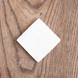 【全5種】〔3.7cm×3.7cm〕ブルーポッタリー ジャイプール陶器の正方形デコレーションタイル ミニ花 - サブ4