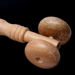 アジアの定番 木製コロコロツボ押し - サブ2