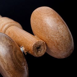 アジアの定番 木製コロコロツボ押し - サブ4