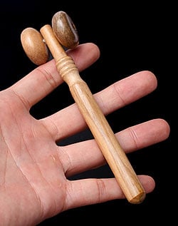アジアの定番 木製コロコロツボ押し - サブ5