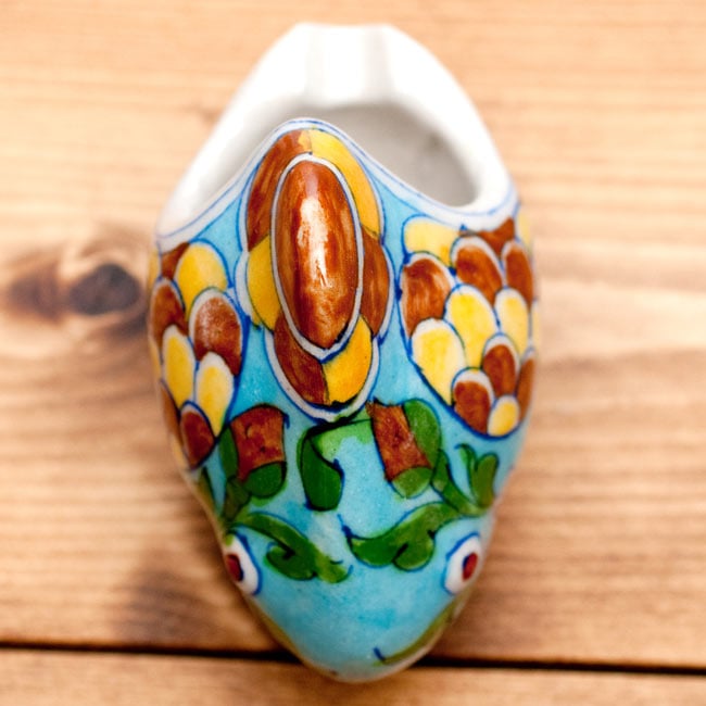 ブルーポッタリー ジャイプール陶器のお魚灰皿・小物入れ - 青 の通販