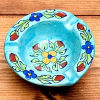 ブルーポッタリー ジャイプール陶器の灰皿・小物入れ - 水色の商品写真