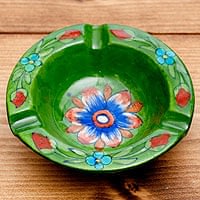 ブルーポッタリー ジャイプール陶器の灰皿・小物入れ - 緑の商品写真
