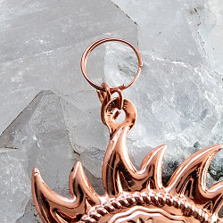 スーリャの円盤型ハンギング キーホルダー 直径10cmくらい - サブ4