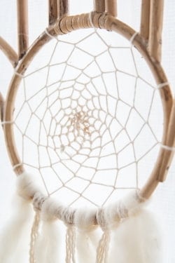 ホワイトドリームキャッチャー - ハムサ - サブ4