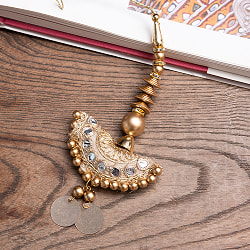 インドのきらめくタッセル　扇1連 - サブ2