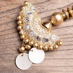 インドのきらめくタッセル　扇1連 - サブ3