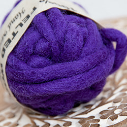フェルトウールボール - ブルーバイオレット - サブ2