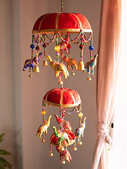 【選べる3個セット】ゾウのハンギング3連 - サブ5