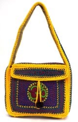 サドゥーが手作り！作りのしっかりしたバババッグ - 黄色の商品写真