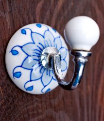 アジアンデザインの壁掛けフック - ラウンド型の商品写真