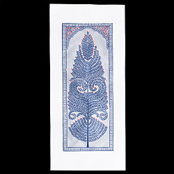 生命の樹 - オディシャ州の伝統絵画 パタチトラ インドの神話と自然を描いた細密アート【1点物】 - サブ2