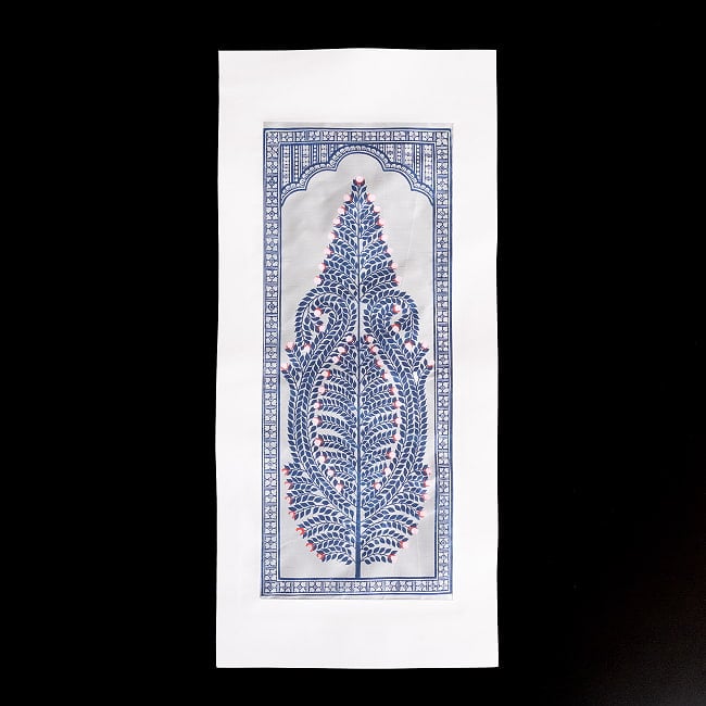 生命の樹 - オディシャ州の伝統絵画 パタチトラ インドの神話と自然を描いた細密アート【1点物】 2 - 全体を撮影しました