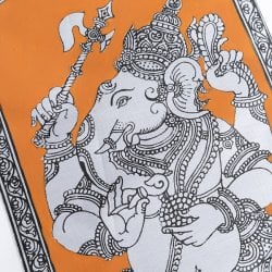 - オディシャ州の伝統絵画 パタチトラ インドの神話と自然を描いた細密アート【1点物】