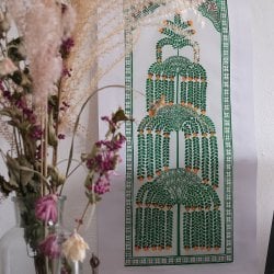 - オディシャ州の伝統絵画 パタチトラ インドの神話と自然を描いた細密アート【1点物】