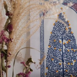 - オディシャ州の伝統絵画 パタチトラ インドの神話と自然を描いた細密アート【1点物】
