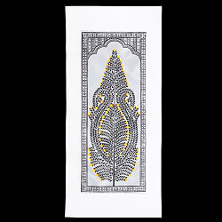生命の樹 - オディシャ州の伝統絵画 パタチトラ インドの神話と自然を描いた細密アート【1点物】 - サブ2