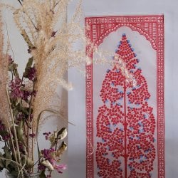 - オディシャ州の伝統絵画 パタチトラ インドの神話と自然を描いた細密アート【1点物】