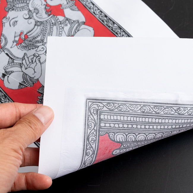 - オディシャ州の伝統絵画 パタチトラ インドの神話と自然を描いた細密アート【1点物】 7 - 細部を見てみました。