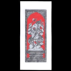 - オディシャ州の伝統絵画 パタチトラ インドの神話と自然を描いた細密アート【1点物】