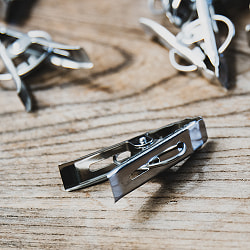 ブリキレトロ調 インドの洗濯バサミ ステンレス製 5.5cm【12個入り】 - サブ4