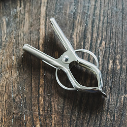 ブリキレトロ調 インドの洗濯バサミ ステンレス製 6.5cm【12個入り】 - サブ3