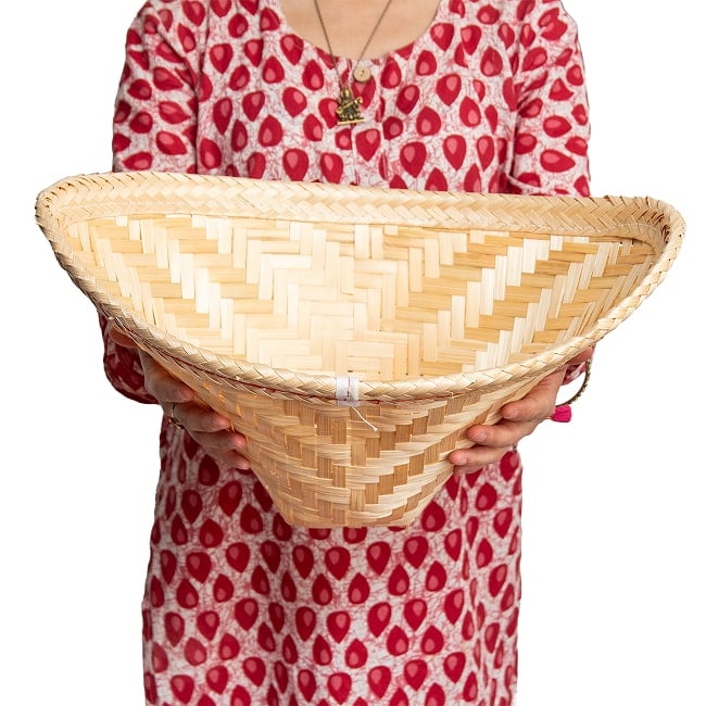 フアット - タイのもち米蒸しかご プレーン 幅45cm程度 3 - 本格サイズです。