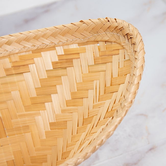 フアット - タイのもち米蒸しかご プレーン 幅45cm程度 6 - 細部を見てみました。