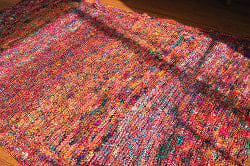 カラフルシルクスレッド　色彩豊かな手編みラグ - サブ4