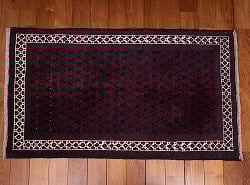 遊牧民バローチの手織り絨毯【約147cm x 90cm】 - サブ4