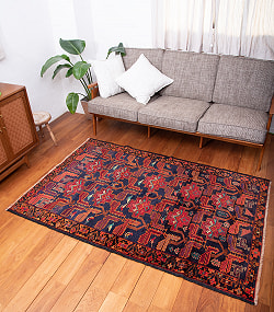 遊牧民バローチの手織り絨毯【約180cm x 116cm】 - サブ2