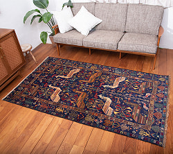 遊牧民バローチの手織り絨毯【約206cm x 113cm】の商品写真